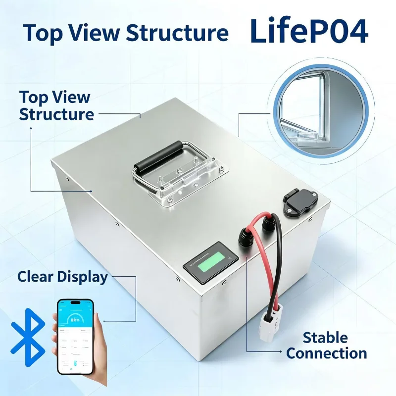 72V 리튬 인산철 배터리 60Ah, 블루투스 앱 연동 - 72V 60Ah Lifepo4 Battery Pack 리뷰 및 가격